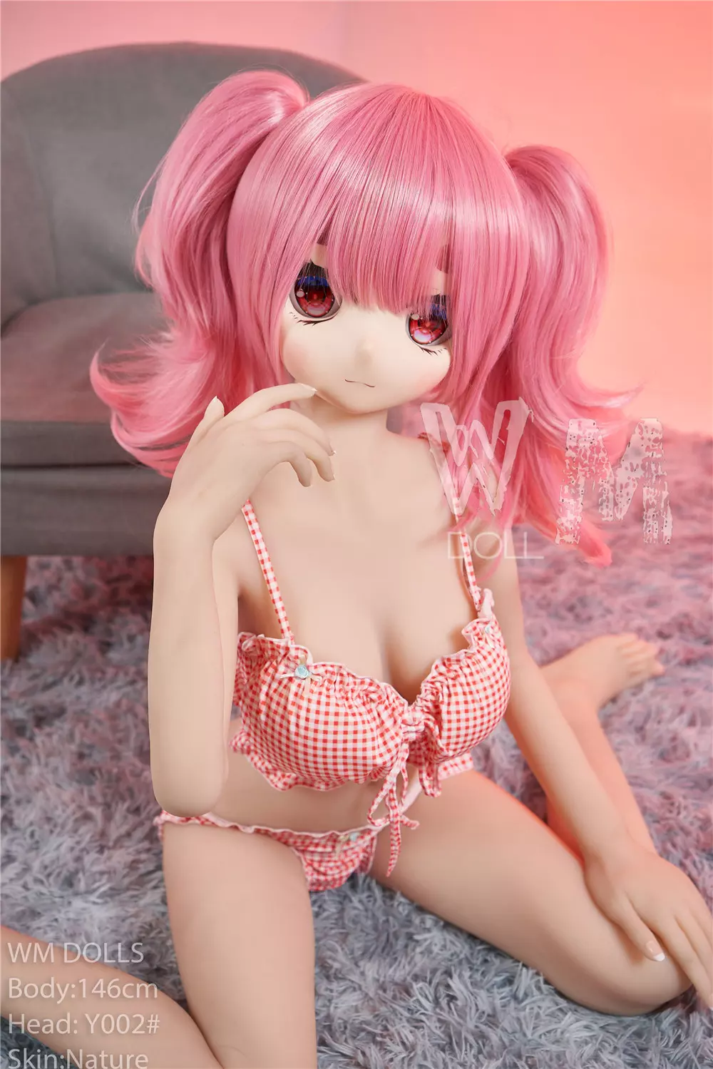 WM S-TPE 146cm Anime TPE Sex Doll with PVC Head #Y003